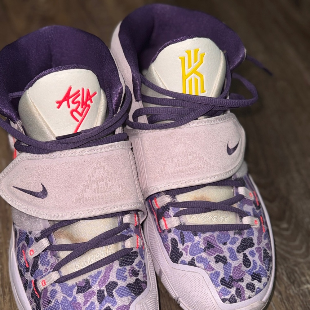 Nike Kyrie 6 'Asia Irving Barely Grape Suede Sz 11.5 - Picture 5 of 8